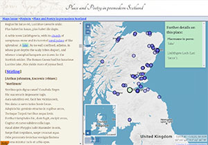 Place and poetry in premodern Scotland graphic