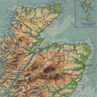 Maps of Scotland by commercial map-makers, 1840s-1940s