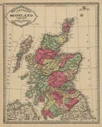Early maps of Scotland graphic