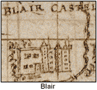 Detail of Pont map of Blair Castle