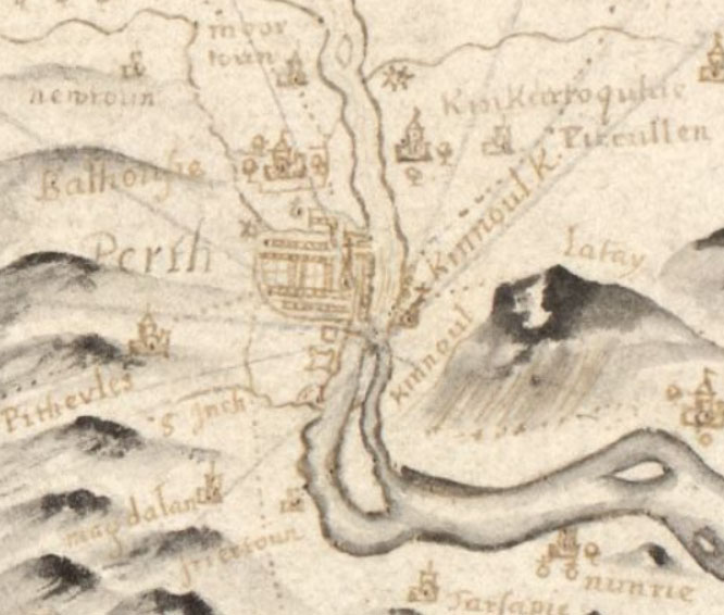 John Adair map detail, 1683