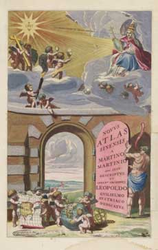 Title page of the Novus Atlas Sinensis