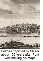 Culross depicted by Slezer