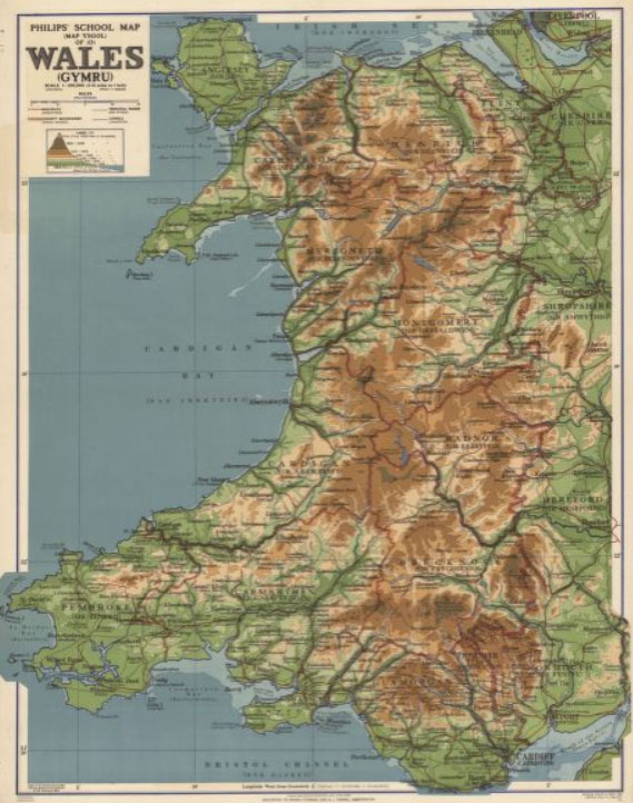 Maps of Wales graphic