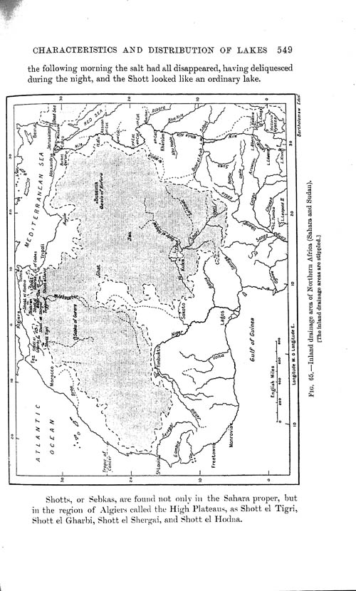 Page 549, Volume 1 - Characteristics of Lakes in general, and their distribution over the Surface of the Globe, by Sir John Murray