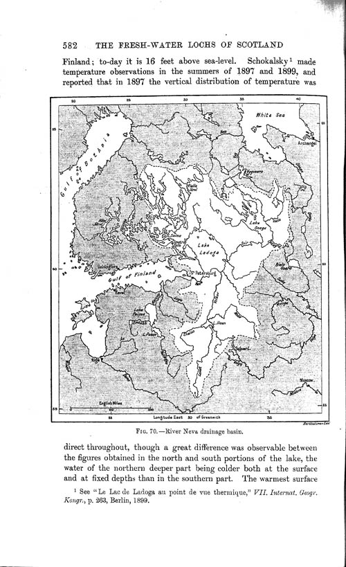 Page 582, Volume 1 - Characteristics of Lakes in general, and their distribution over the Surface of the Globe, by Sir John Murray
