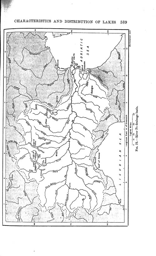 Page 589, Volume 1 - Characteristics of Lakes in general, and their distribution over the Surface of the Globe, by Sir John Murray