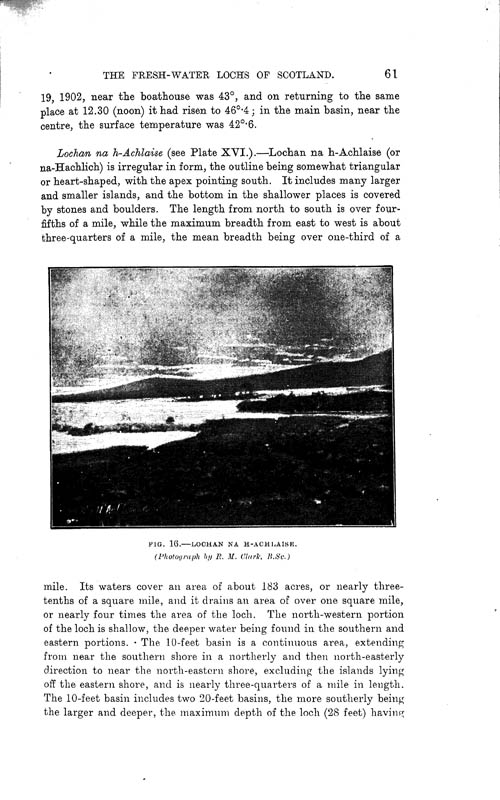Page 61, Volume II, Part I - Lochs of the Tay Basin