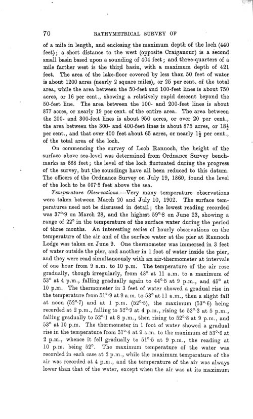 Page 70, Volume II, Part I - Lochs of the Tay Basin