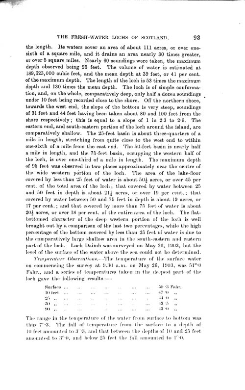 Page 93, Volume II, Part I - Lochs of the Tay Basin