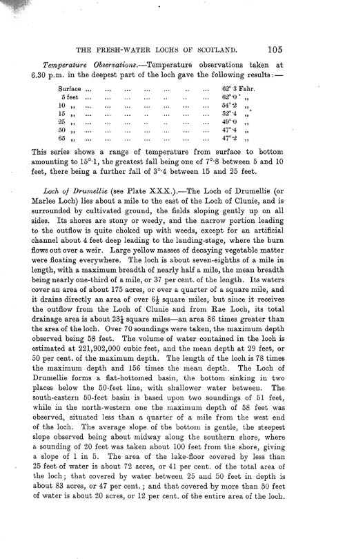 Page 105, Volume II, Part I - Lochs of the Tay Basin