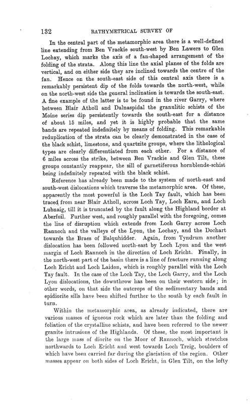 Page 132, Volume II, Part I - Lochs of the Tay Basin
