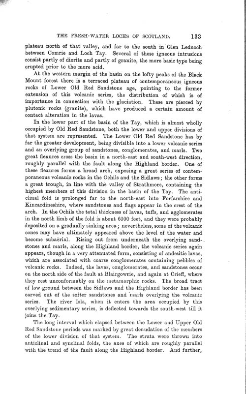 Page 133, Volume II, Part I - Lochs of the Tay Basin