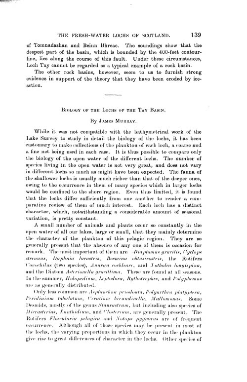 Page 139, Volume II, Part I - Lochs of the Tay Basin