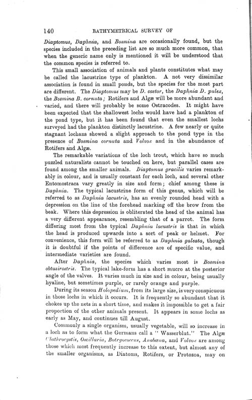 Page 140, Volume II, Part I - Lochs of the Tay Basin