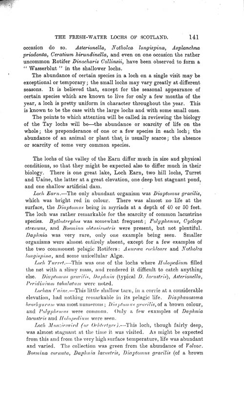 Page 141, Volume II, Part I - Lochs of the Tay Basin