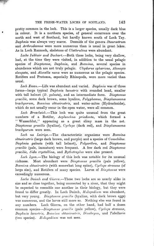Page 143, Volume II, Part I - Lochs of the Tay Basin