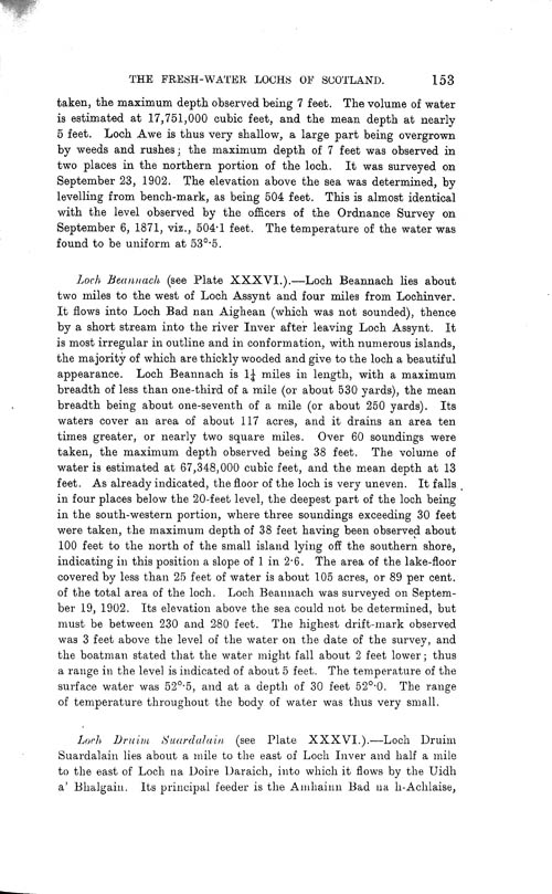 Page 153, Volume II, Part I - Lochs of the Inver Basin