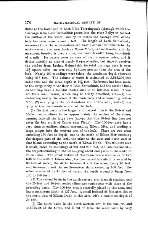 Page 170, Volume II, Part I - Lochs of the Polly Basin