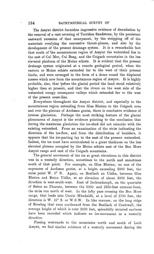 Page 184, Volume II, Part I - Lochs of the Garvie Basin