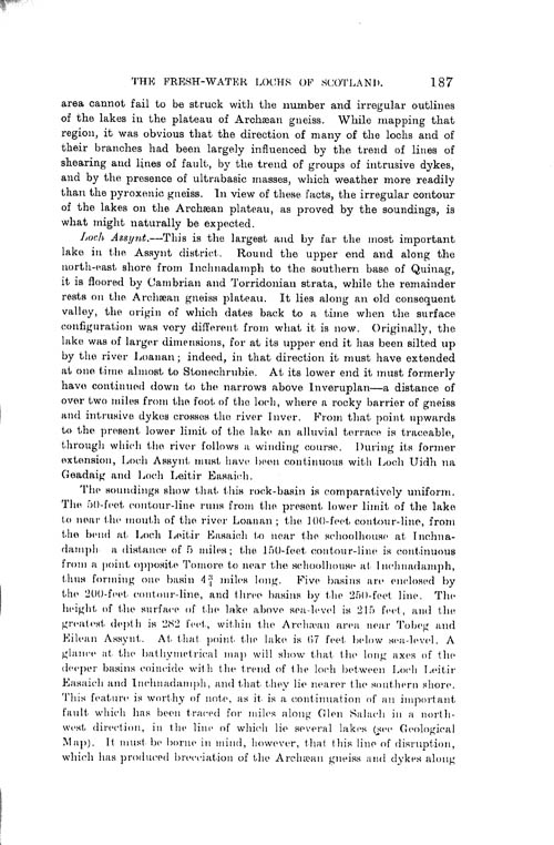 Page 187, Volume II, Part I - Lochs of the Garvie Basin
