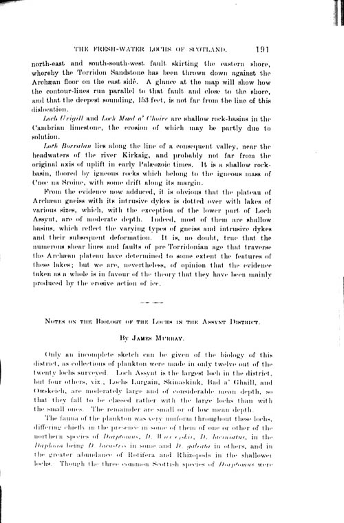 Page 191, Volume II, Part I - Lochs of the Garvie Basin