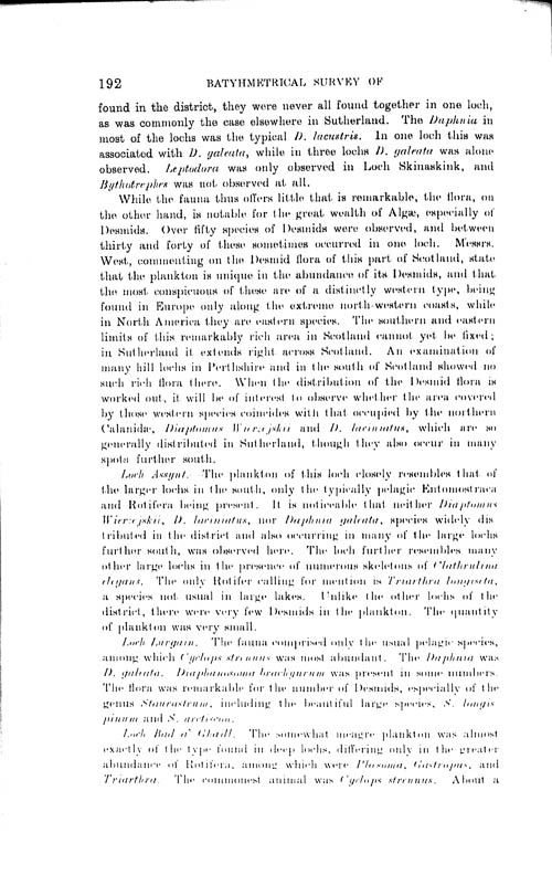 Page 192, Volume II, Part I - Lochs of the Garvie Basin