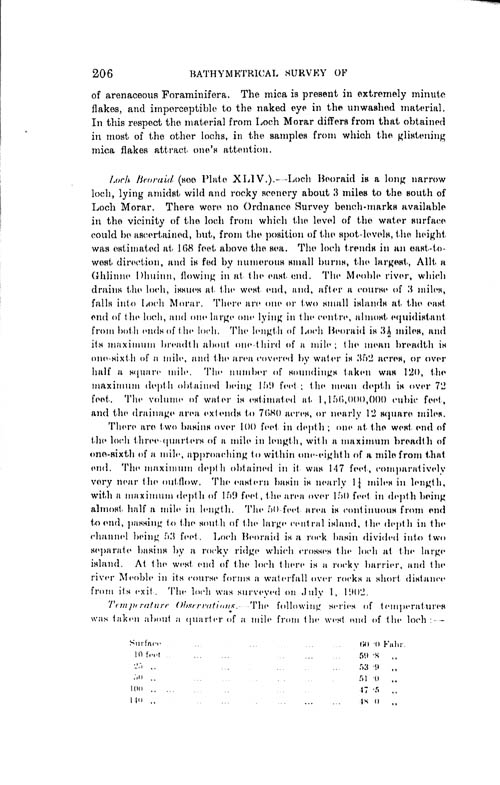Page 206, Volume II, Part I - Lochs of the Morar Basin