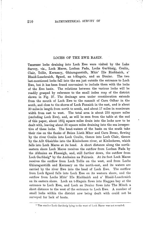 Page 210, Volume II, Part I - Lochs of the Ewe Basin