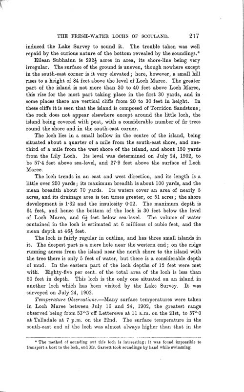 Page 217, Volume II, Part I - Lochs of the Ewe Basin