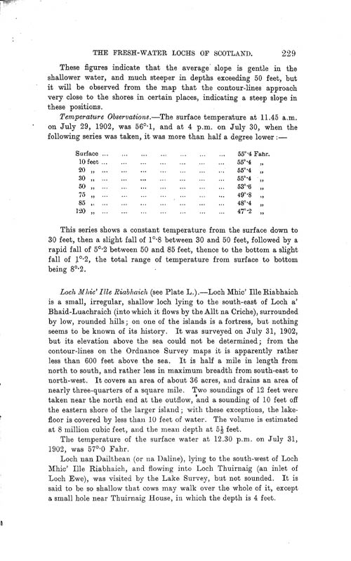 Page 229, Volume II, Part I - Lochs of the Ewe Basin