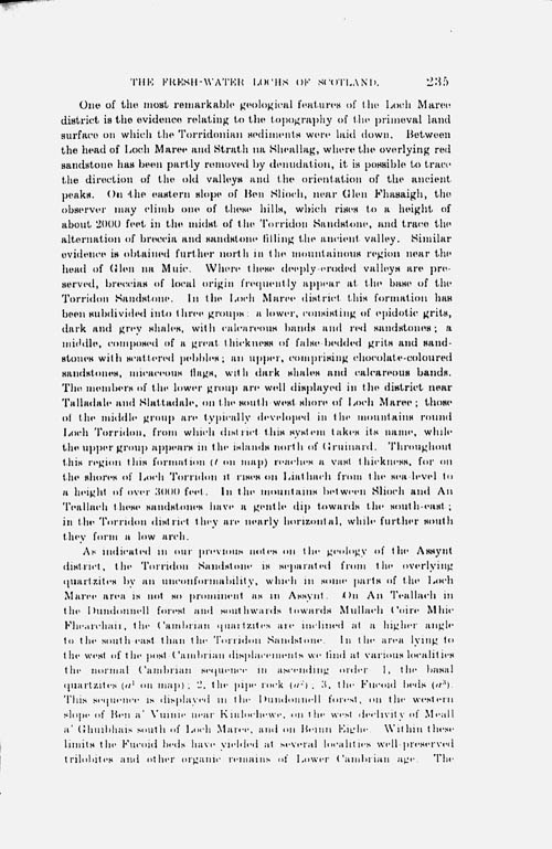 Page 235, Volume II, Part I - Lochs of the Ewe Basin