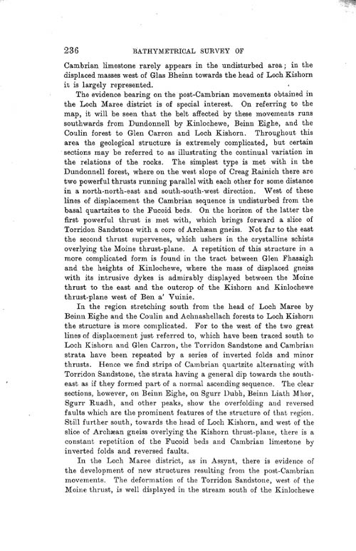 Page 236, Volume II, Part I - Lochs of the Ewe Basin