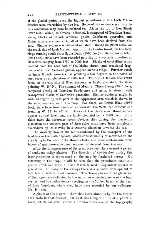 Page 238, Volume II, Part I - Lochs of the Ewe Basin