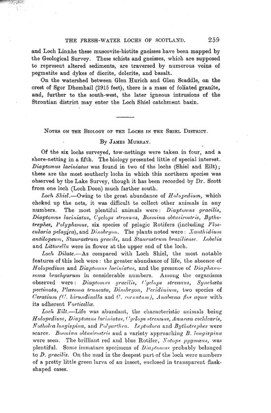 Page 259, Volume II, Part I - Lochs of the nan Uamh Basin