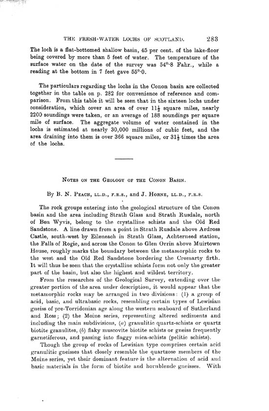 Page 283, Volume II, Part I - Lochs of the Conon Basin