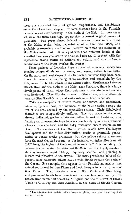 Page 284, Volume II, Part I - Lochs of the Conon Basin
