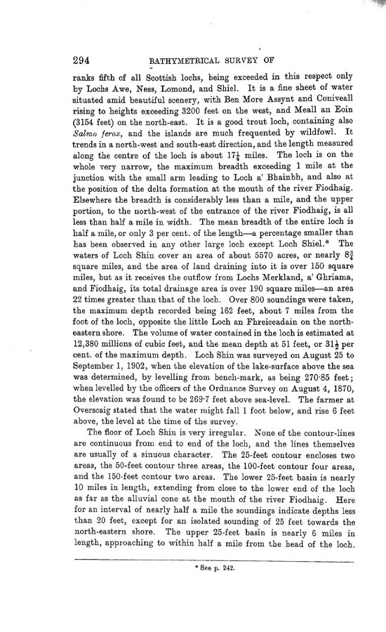 Page 294, Volume II, Part I - Lochs of the Naver Basin