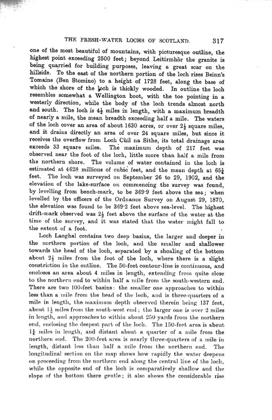 Page 317, Volume II, Part I - Lochs of the Borgie Basin