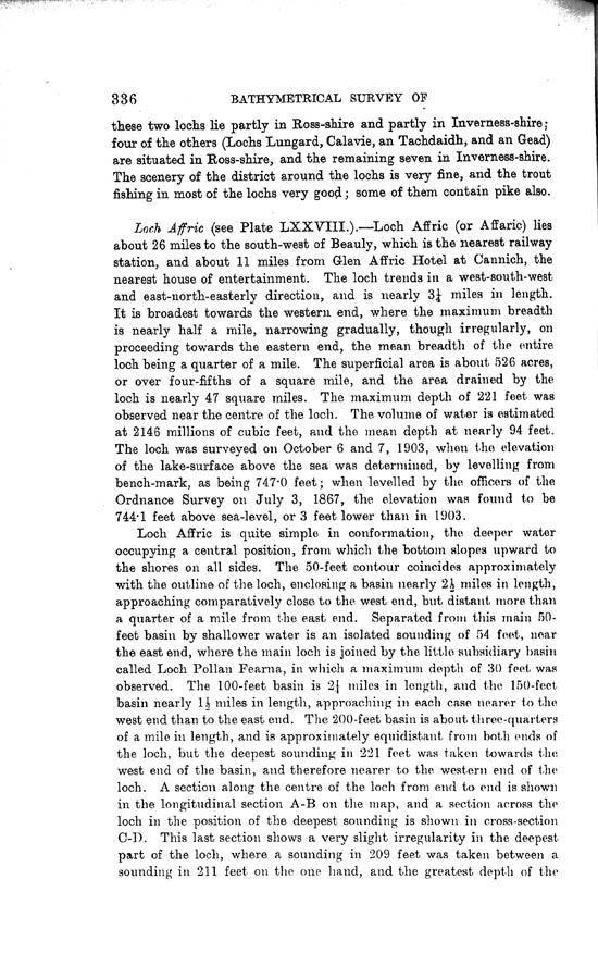 Page 336, Volume II, Part I - Lochs of the Beauly Basin