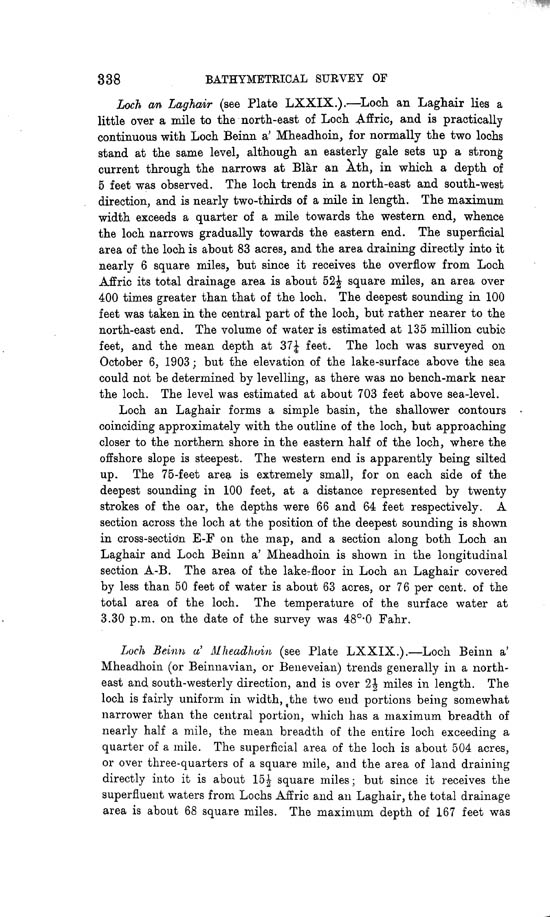 Page 338, Volume II, Part I - Lochs of the Beauly Basin