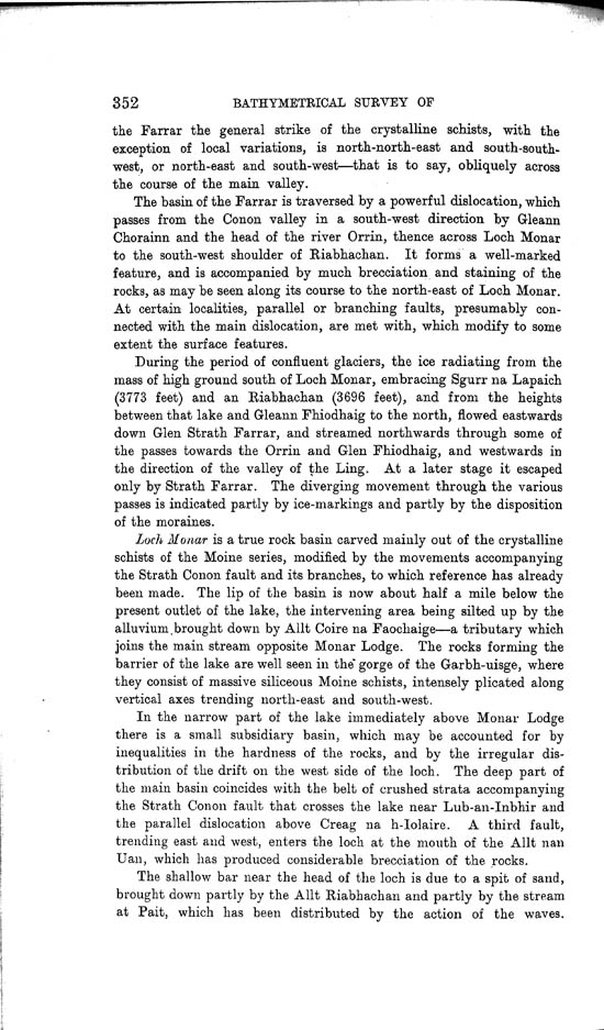 Page 352, Volume II, Part I - Lochs of the Beauly Basin