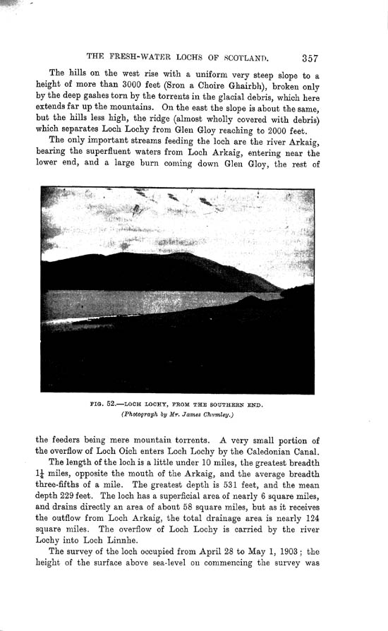 Page 357, Volume II, Part I - Lochs of the Lochy Basin