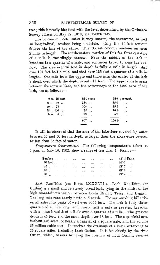 Page 368, Volume II, Part I - Lochs of the Lochy Basin