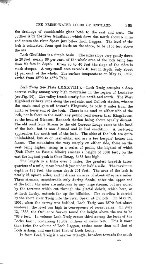 Page 369, Volume II, Part I - Lochs of the Lochy Basin