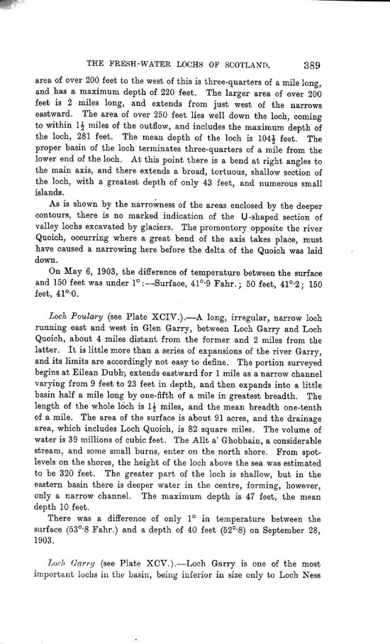 Page 389, Volume II, Part I - Lochs of the Ness Basin