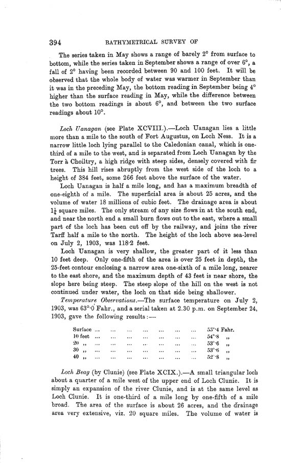 Page 394, Volume II, Part I - Lochs of the Ness Basin