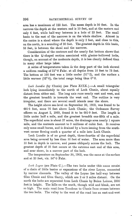 Page 396, Volume II, Part I - Lochs of the Ness Basin