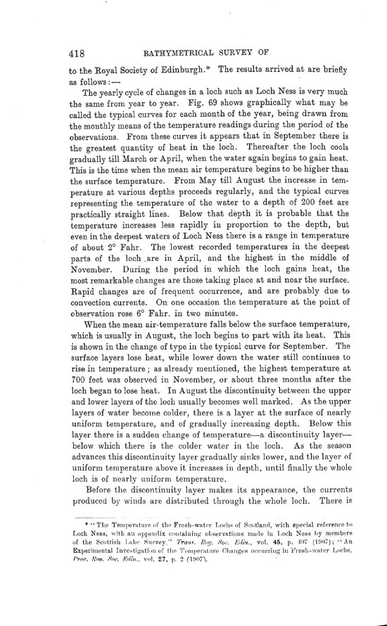 Page 418, Volume II, Part I - Lochs of the Ness Basin