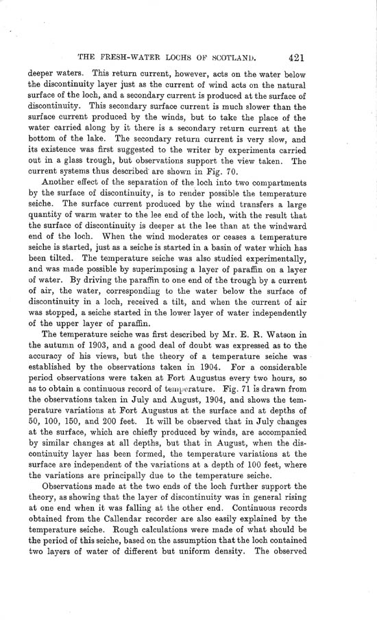 Page 421, Volume II, Part I - Lochs of the Ness Basin
